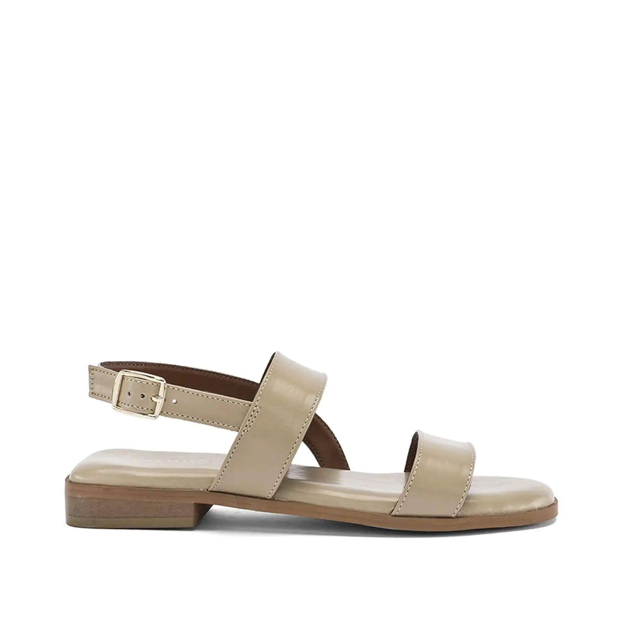 Harper Clair Beige Flats - Lino Perros