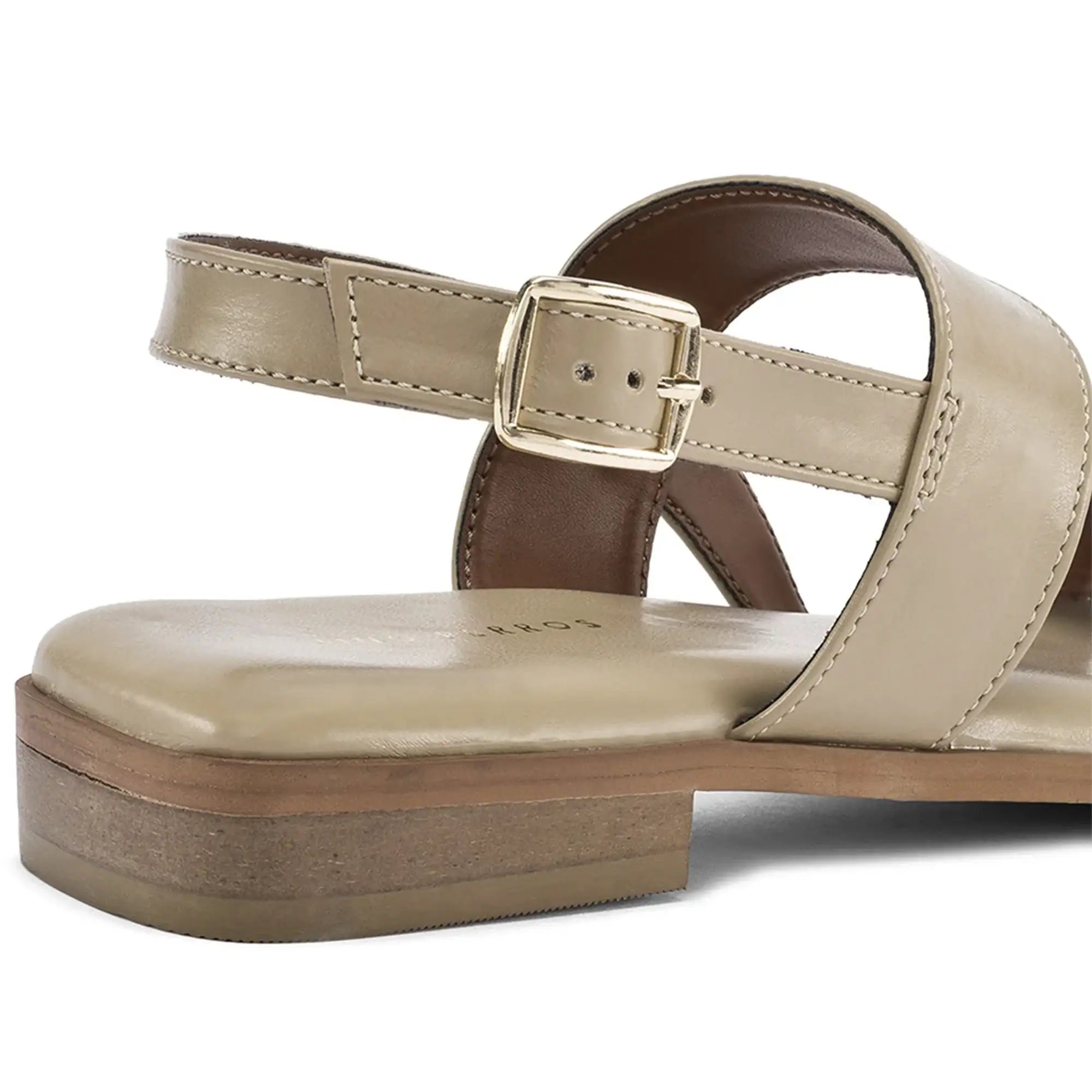 Harper Clair Beige Flats - Lino Perros