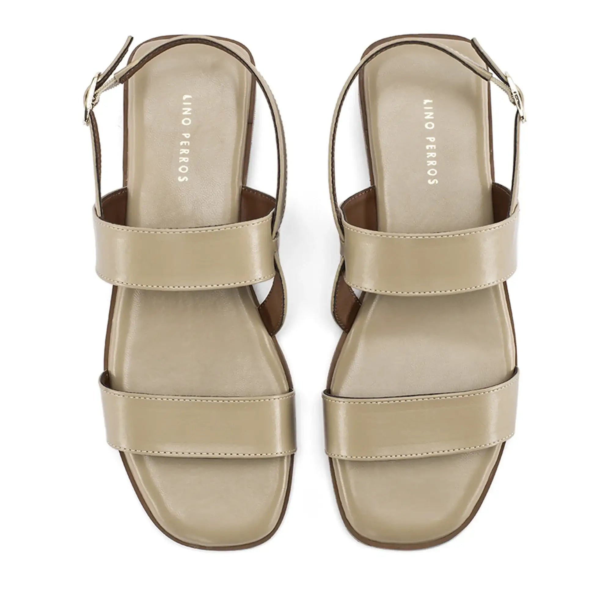 Harper Clair Beige Flats - Lino Perros