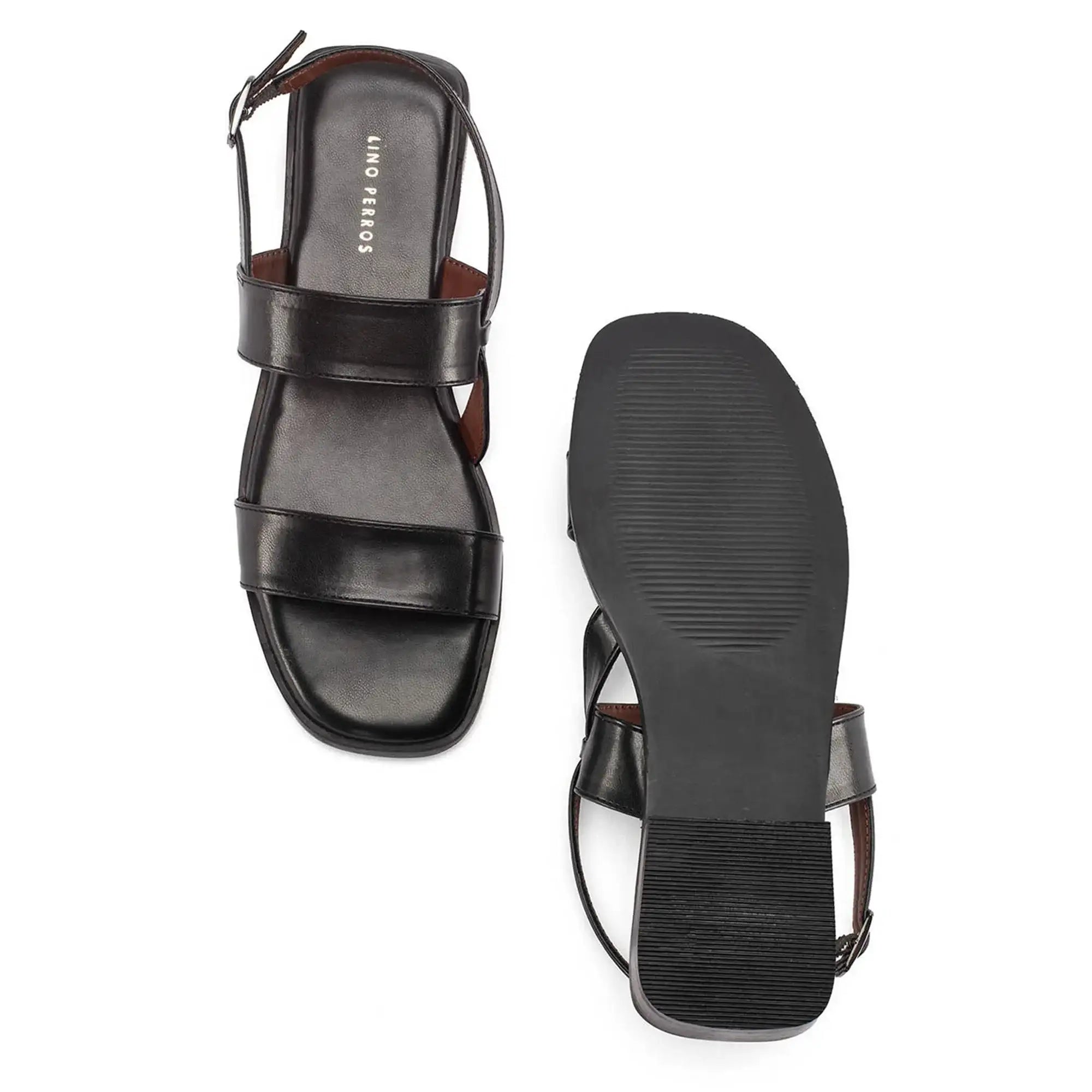 Harper Clair Black Flats - Lino Perros