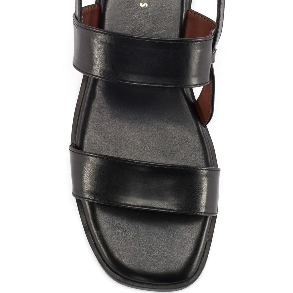 Harper Clair Black Flats - Lino Perros
