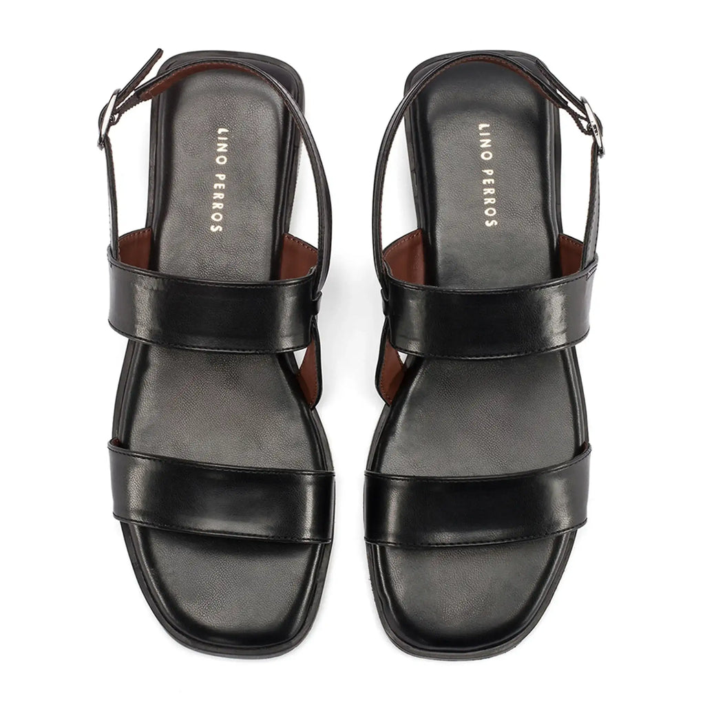 Harper Clair Black Flats - Lino Perros