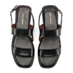 Harper Clair Black Flats - Lino Perros