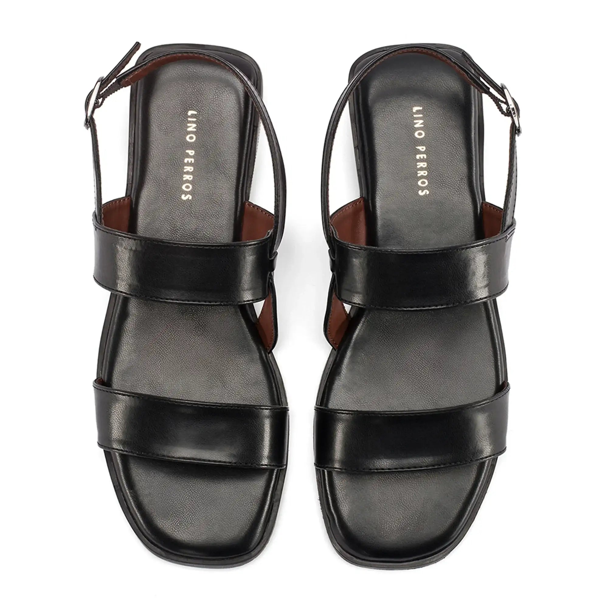 Harper Clair Black Flats - Lino Perros