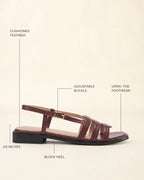 Harper Iris Cherry Flats - Lino Perros