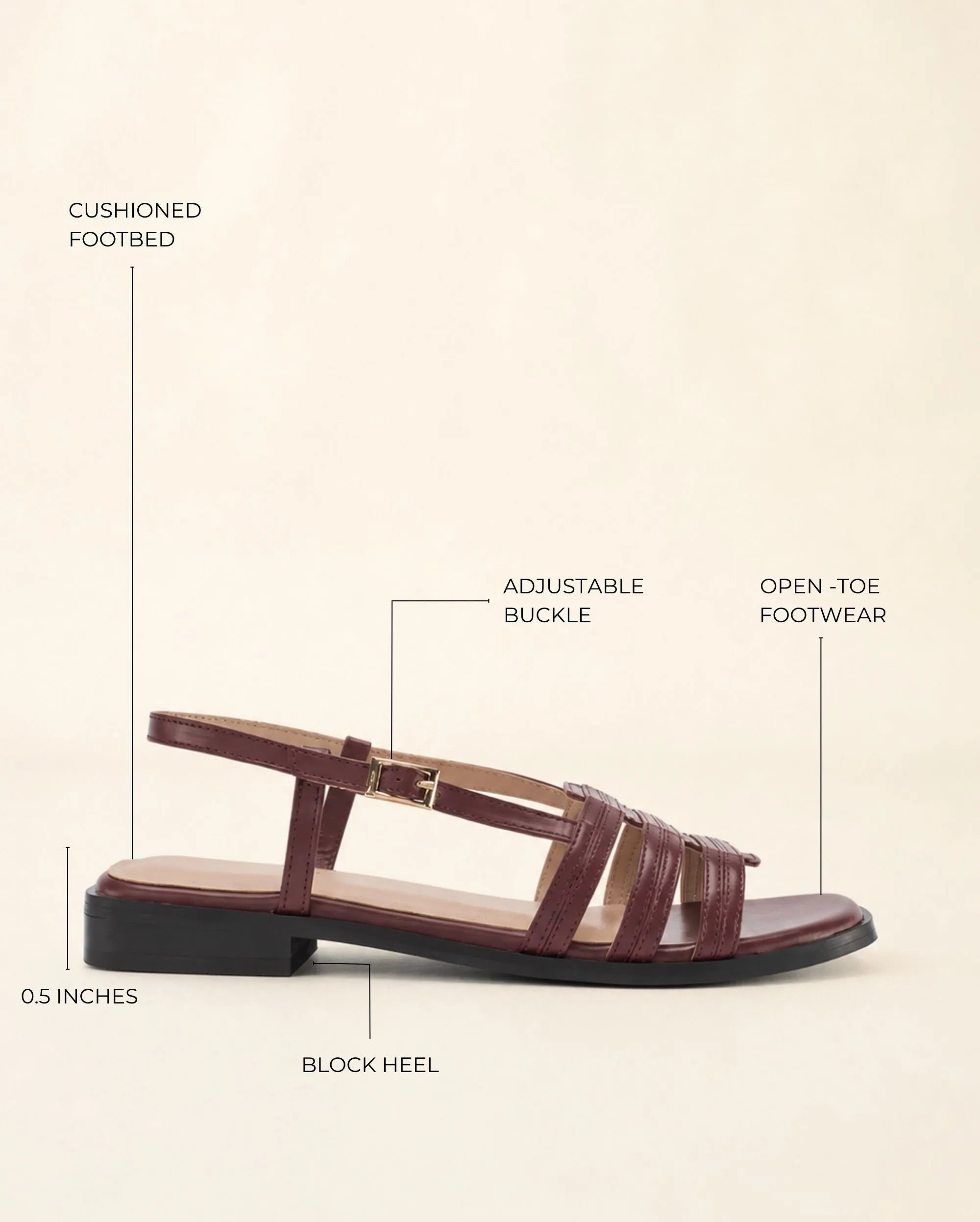 Harper Iris Cherry Flats - Lino Perros