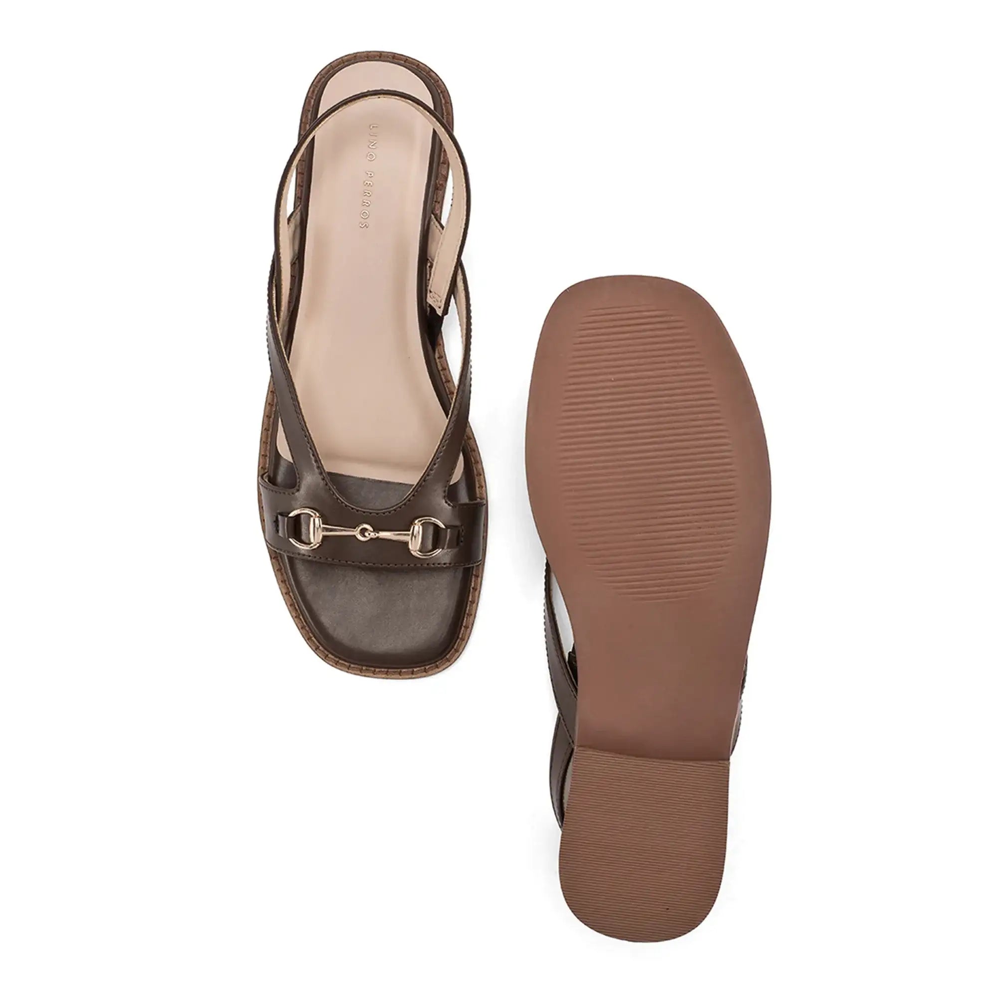Victoria Sabine Brown Flats - Lino Perros