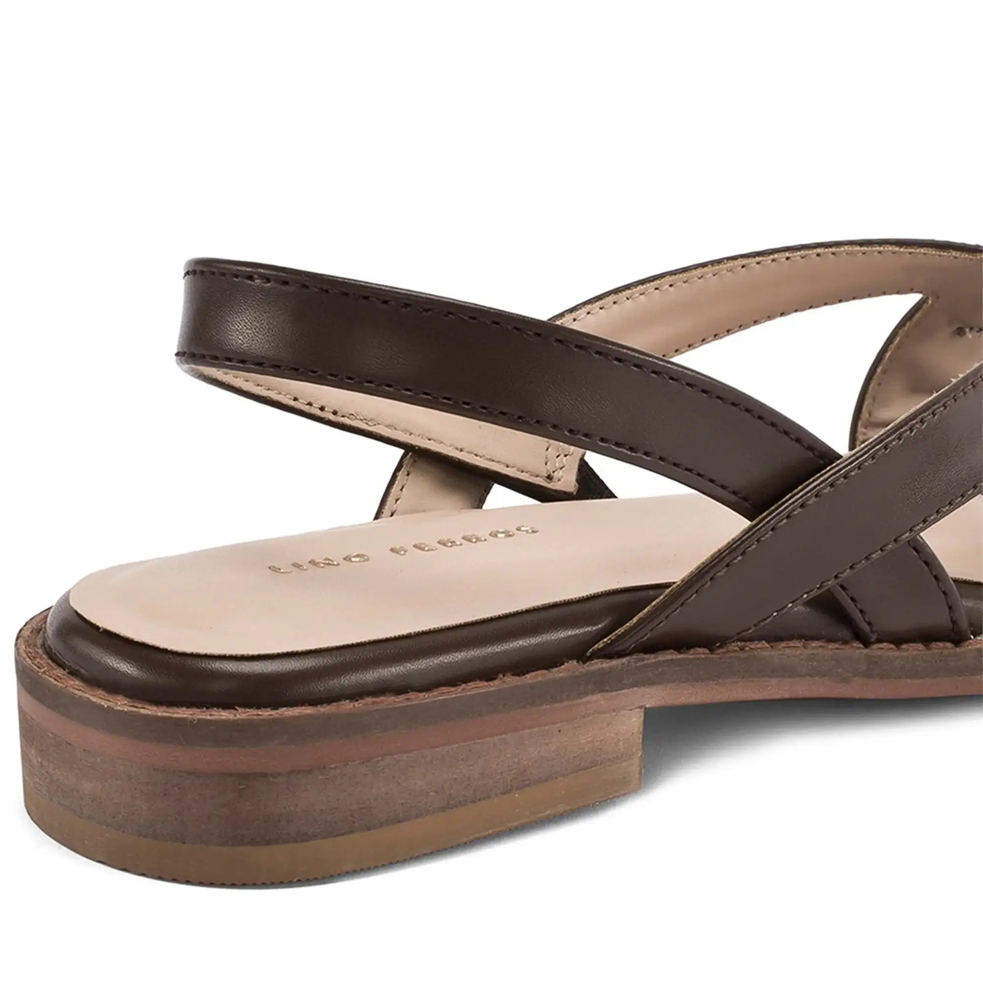 Victoria Sabine Brown Flats - Lino Perros