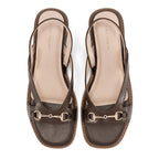 Victoria Sabine Brown Flats - Lino Perros
