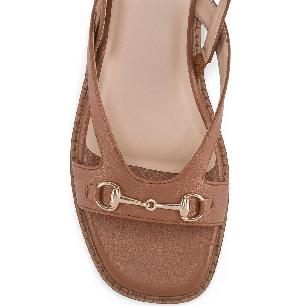 Victoria Sabine Tan Flats - Lino Perros