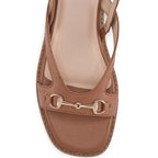 Victoria Sabine Tan Flats - Lino Perros