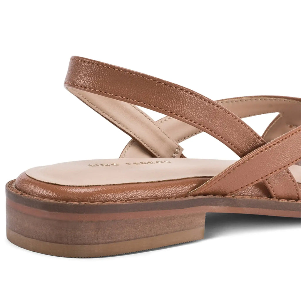 Victoria Sabine Tan Flats - Lino Perros