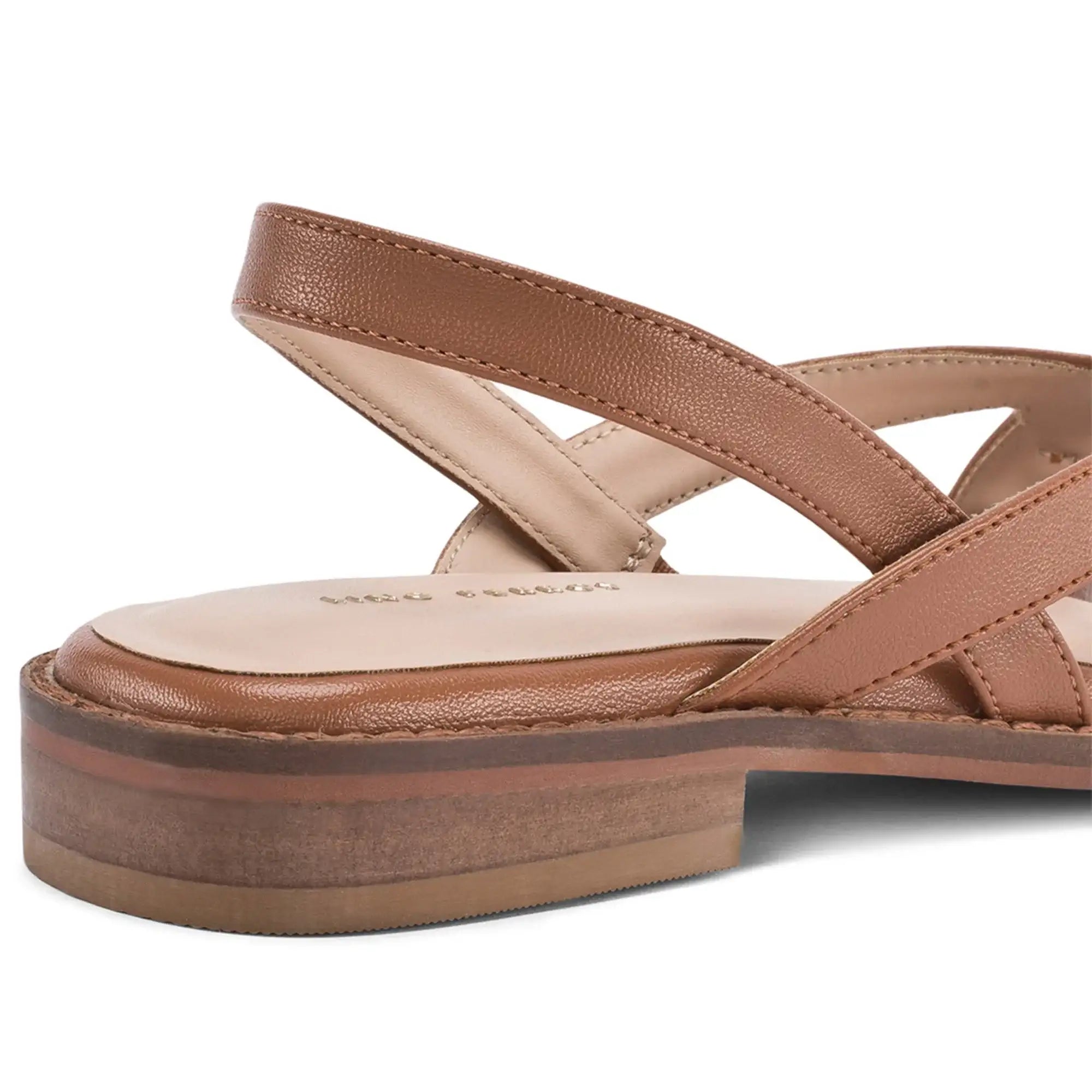 Victoria Sabine Tan Flats - Lino Perros