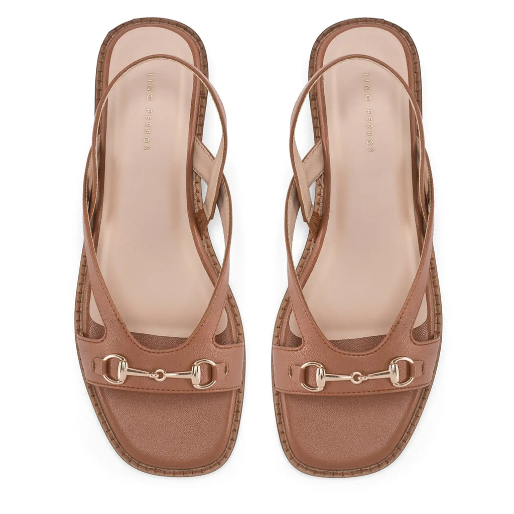 Victoria Sabine Tan Flats - Lino Perros