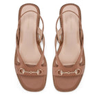 Victoria Sabine Tan Flats - Lino Perros