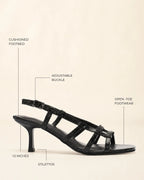 Victoria Aira Black Heels - Lino Perros