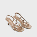 Victoria Aira Golden Heels - Lino Perros