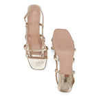 Victoria Aira Golden Heels - Lino Perros