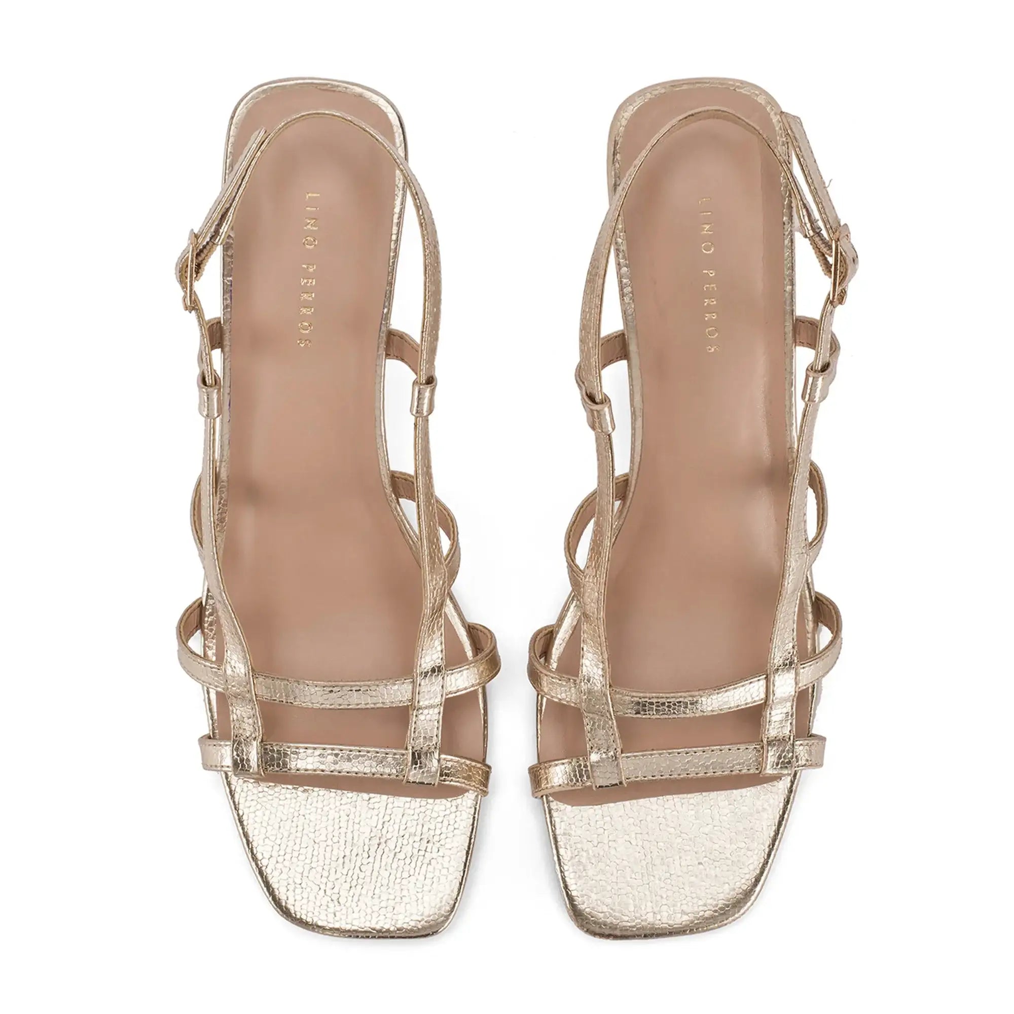 Victoria Aira Golden Heels - Lino Perros