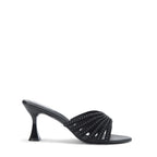 Victoria Pearl Black Heels - Lino Perros