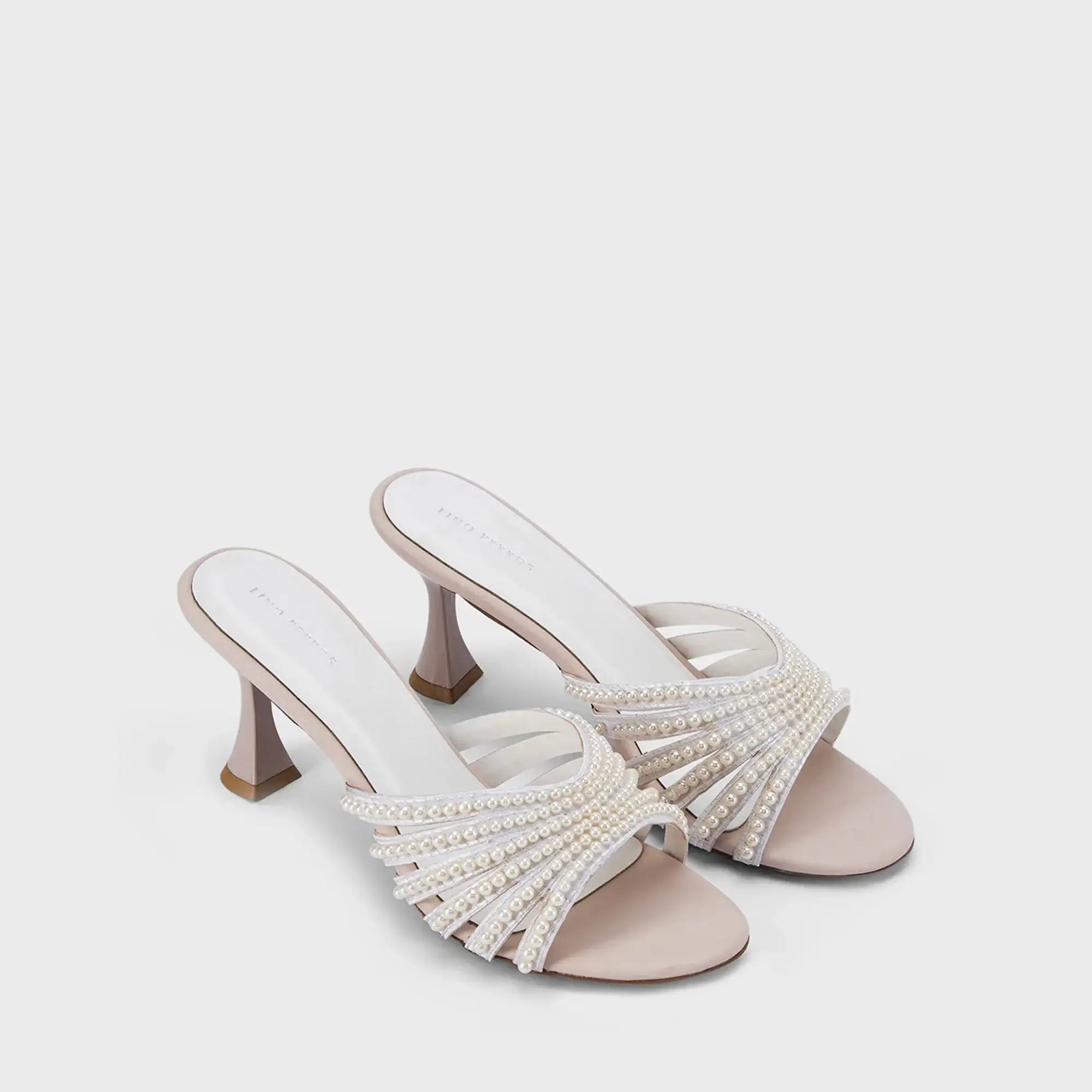 Victoria Pearl Pink Heels - Lino Perros