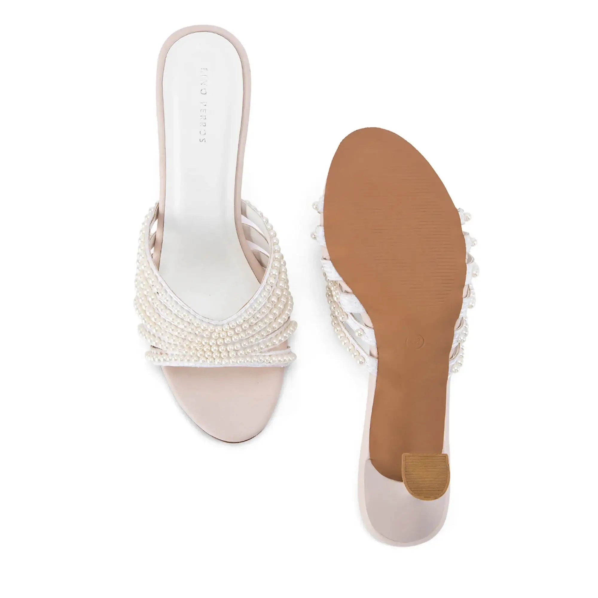 Victoria Pearl Pink Heels - Lino Perros