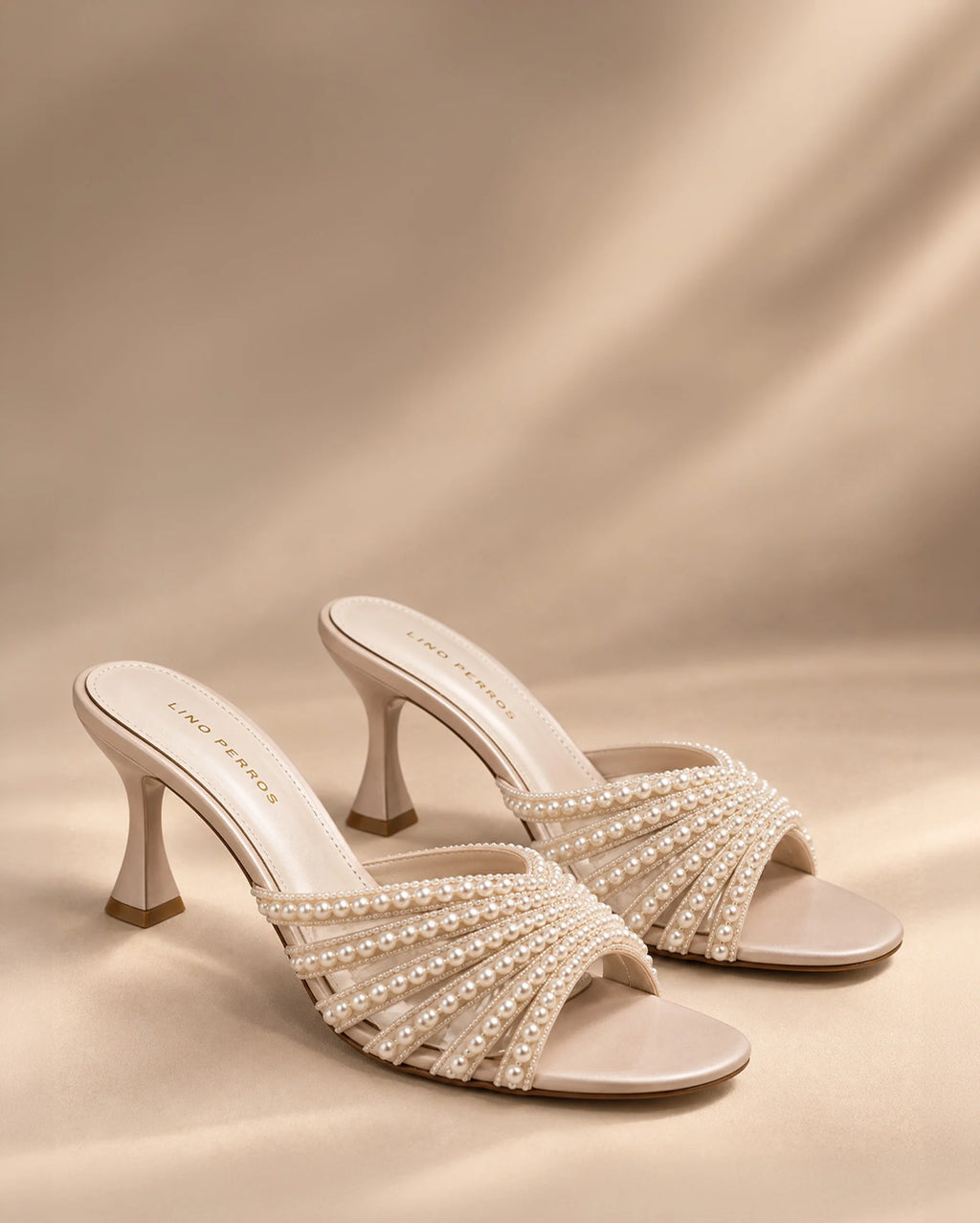 Victoria Pearl Pink Heels - Lino Perros