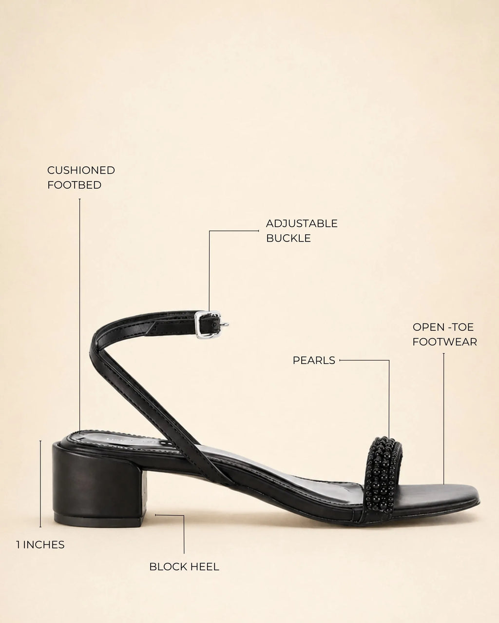 Gabbana Linea Black Heels - Lino Perros