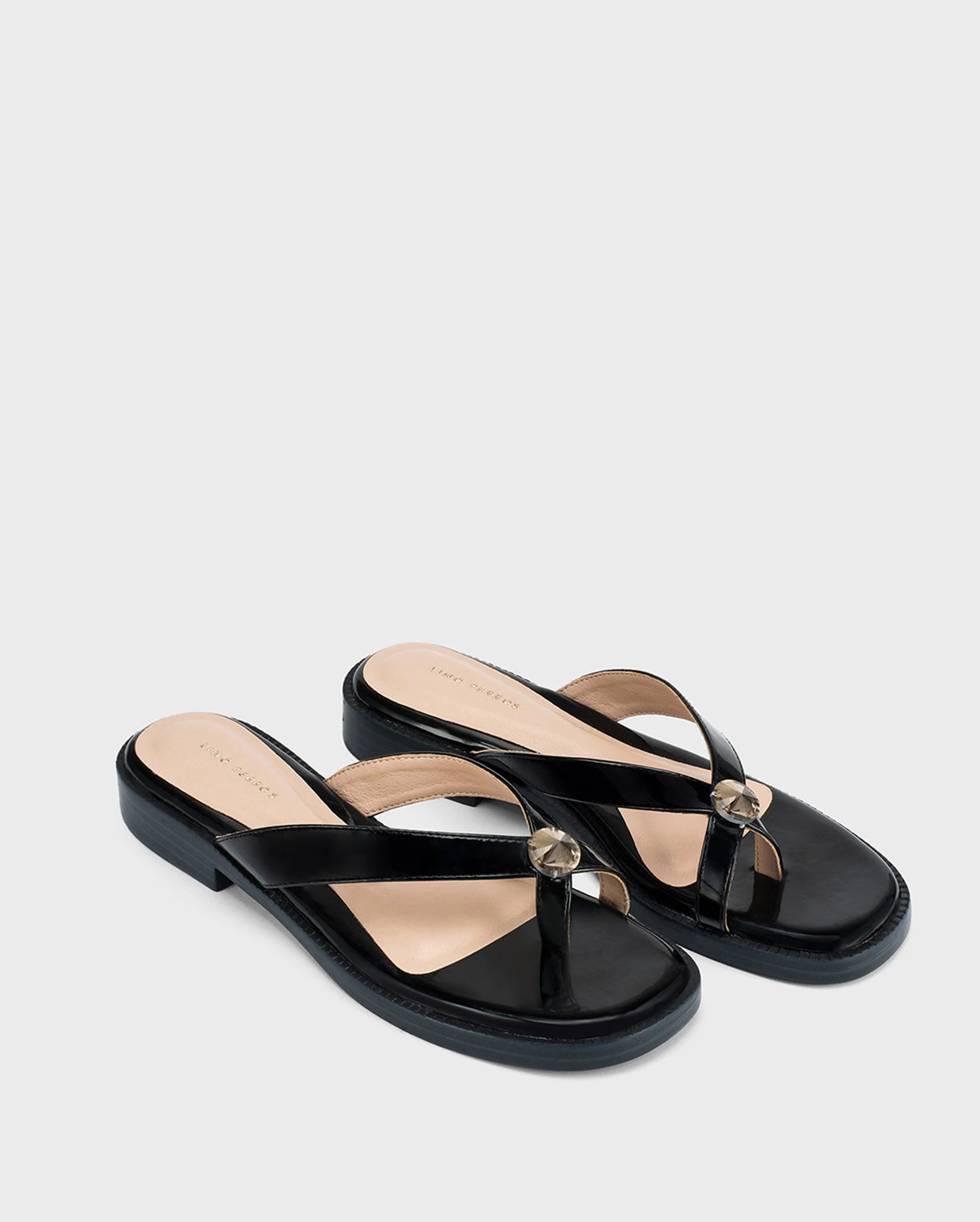 Mary Pepper Black Flats - Lino Perros