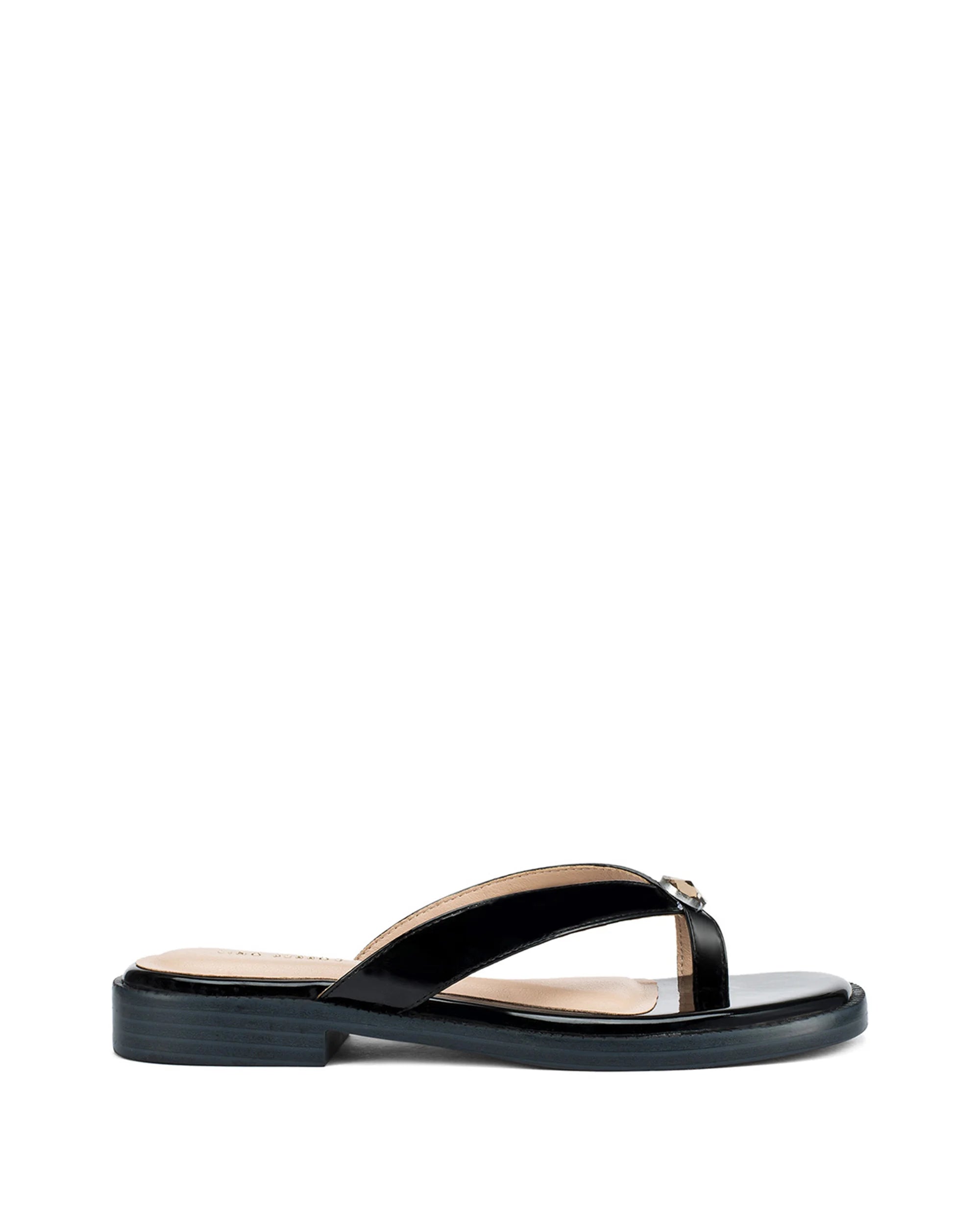 Mary Pepper Black Flats - Lino Perros
