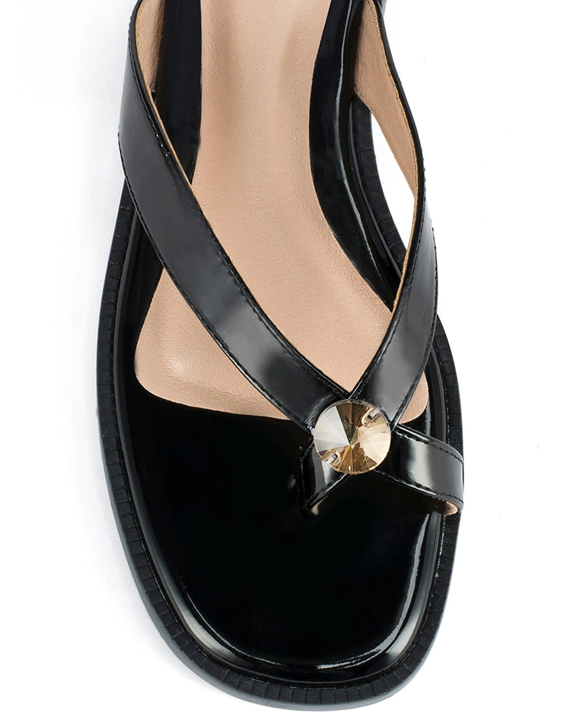 Mary Pepper Black Flats - Lino Perros