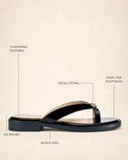 Mary Pepper Black Flats - Lino Perros