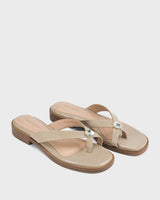 Mary Pepper Nude Flats