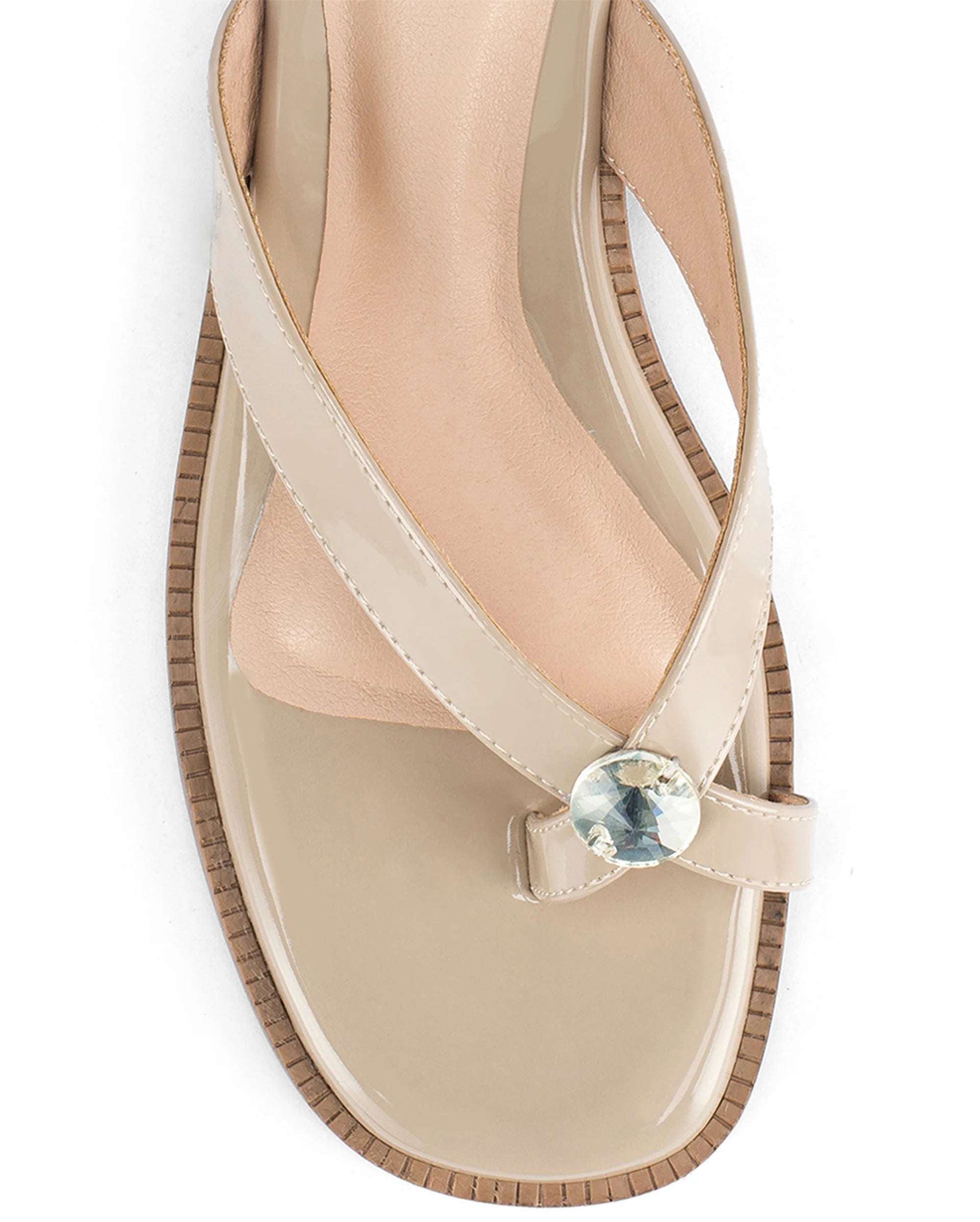Mary Pepper Nude Flats - Lino Perros