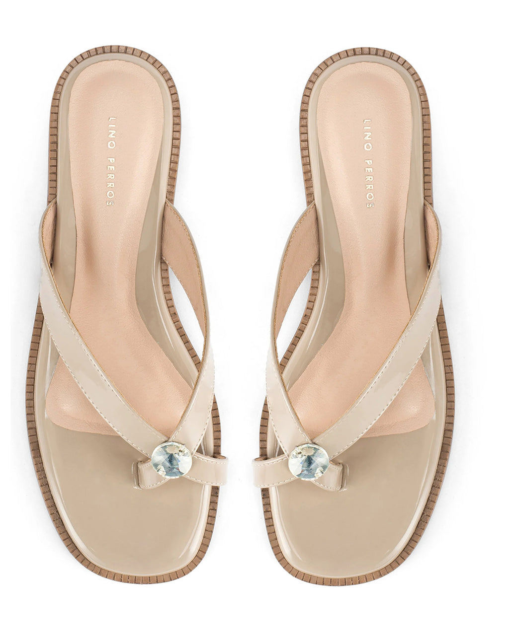Mary Pepper Nude Flats - Lino Perros