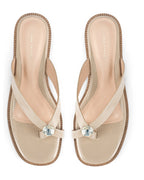 Mary Pepper Nude Flats - Lino Perros