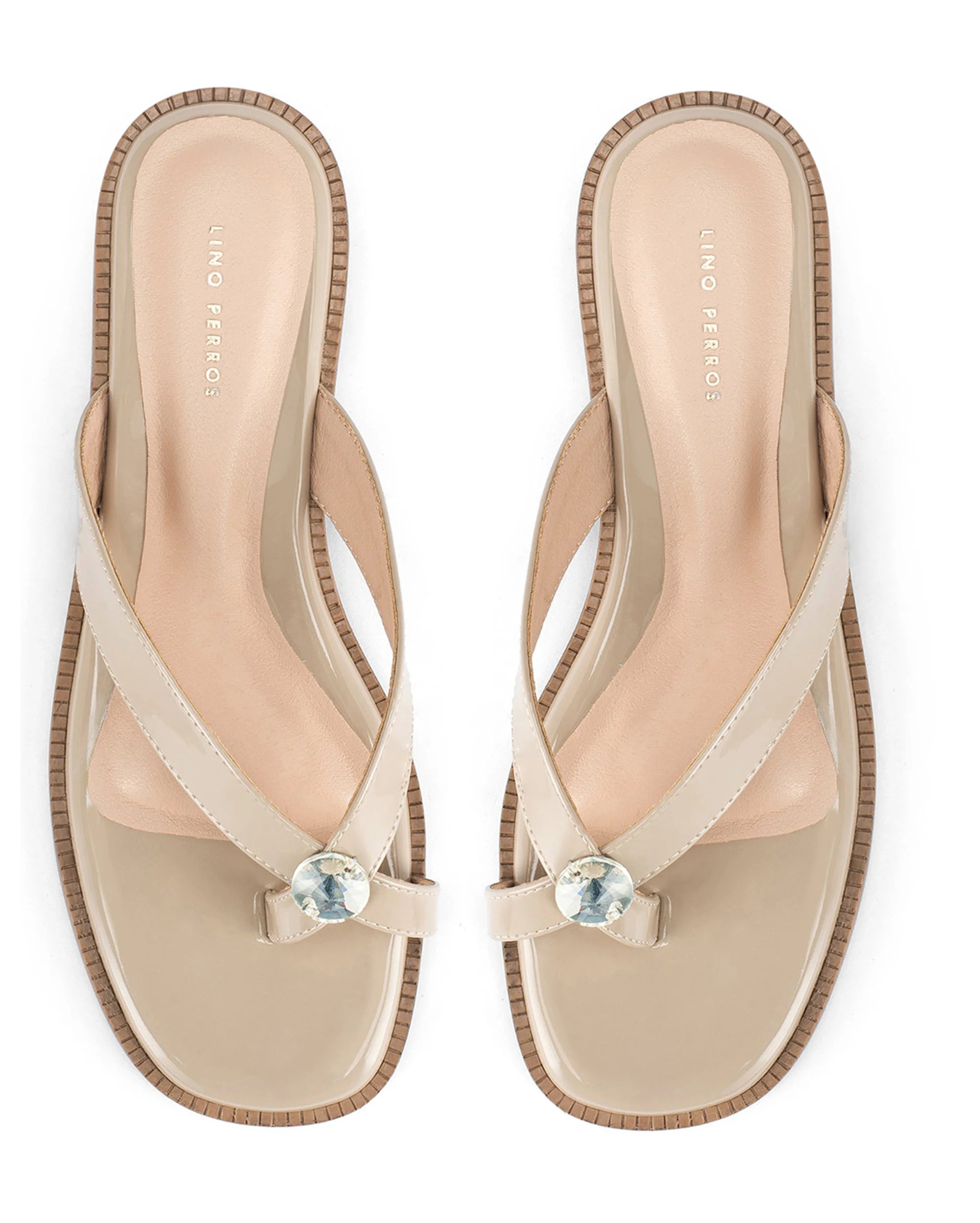 Mary Pepper Nude Flats - Lino Perros
