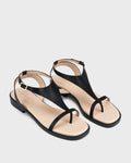 Victoria Isa Black Flats - Lino Perros