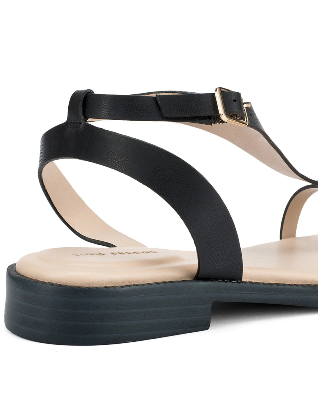 Victoria Isa Black Flats - Lino Perros