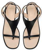 Victoria Isa Black Flats - Lino Perros