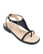 Victoria Isa Black Flats - Lino Perros