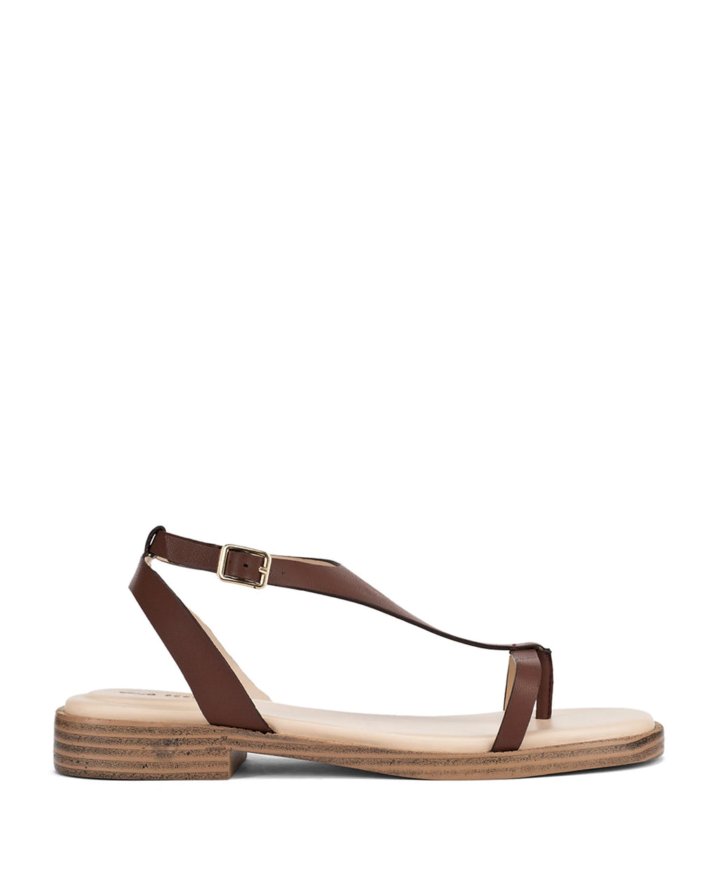 Victoria Isa Brown Flats - Lino Perros