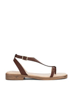 Victoria Isa Brown Flats - Lino Perros