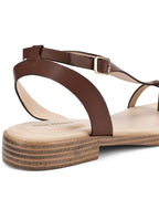 Victoria Isa Brown Flats - Lino Perros