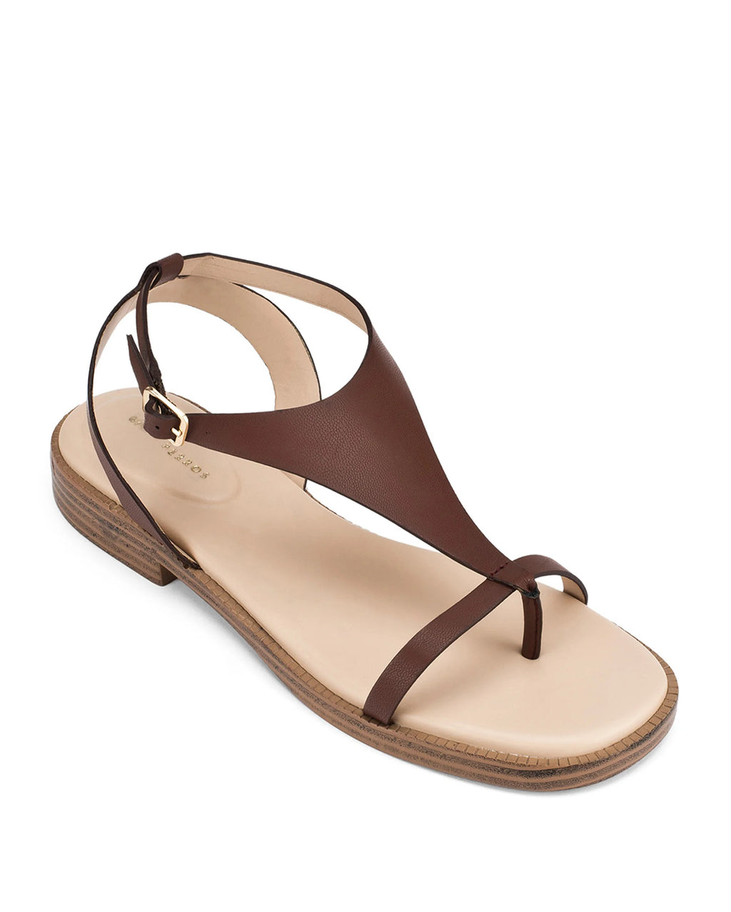 Victoria Isa Brown Flats - Lino Perros