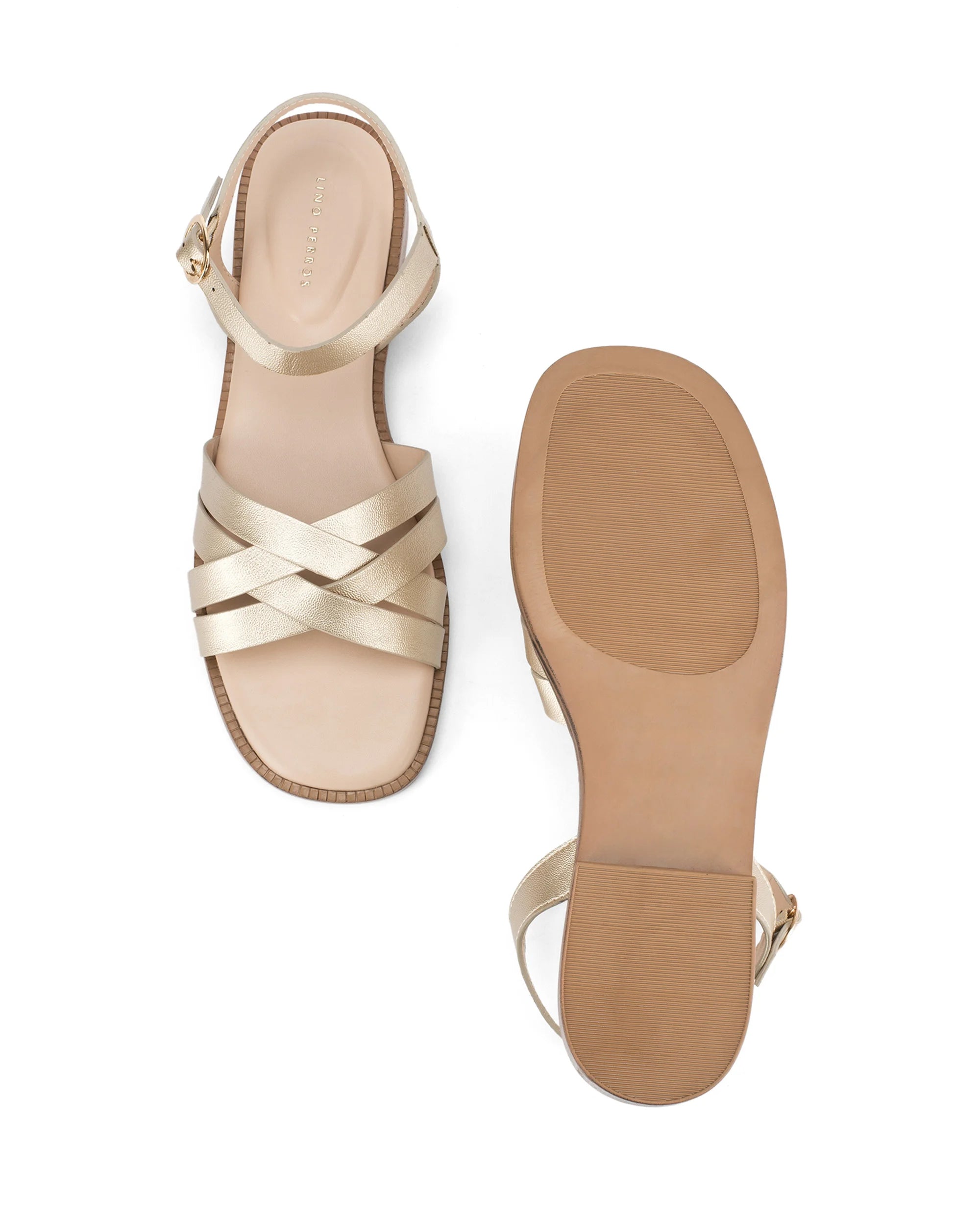 Mary Eli Gold Flats - Lino Perros