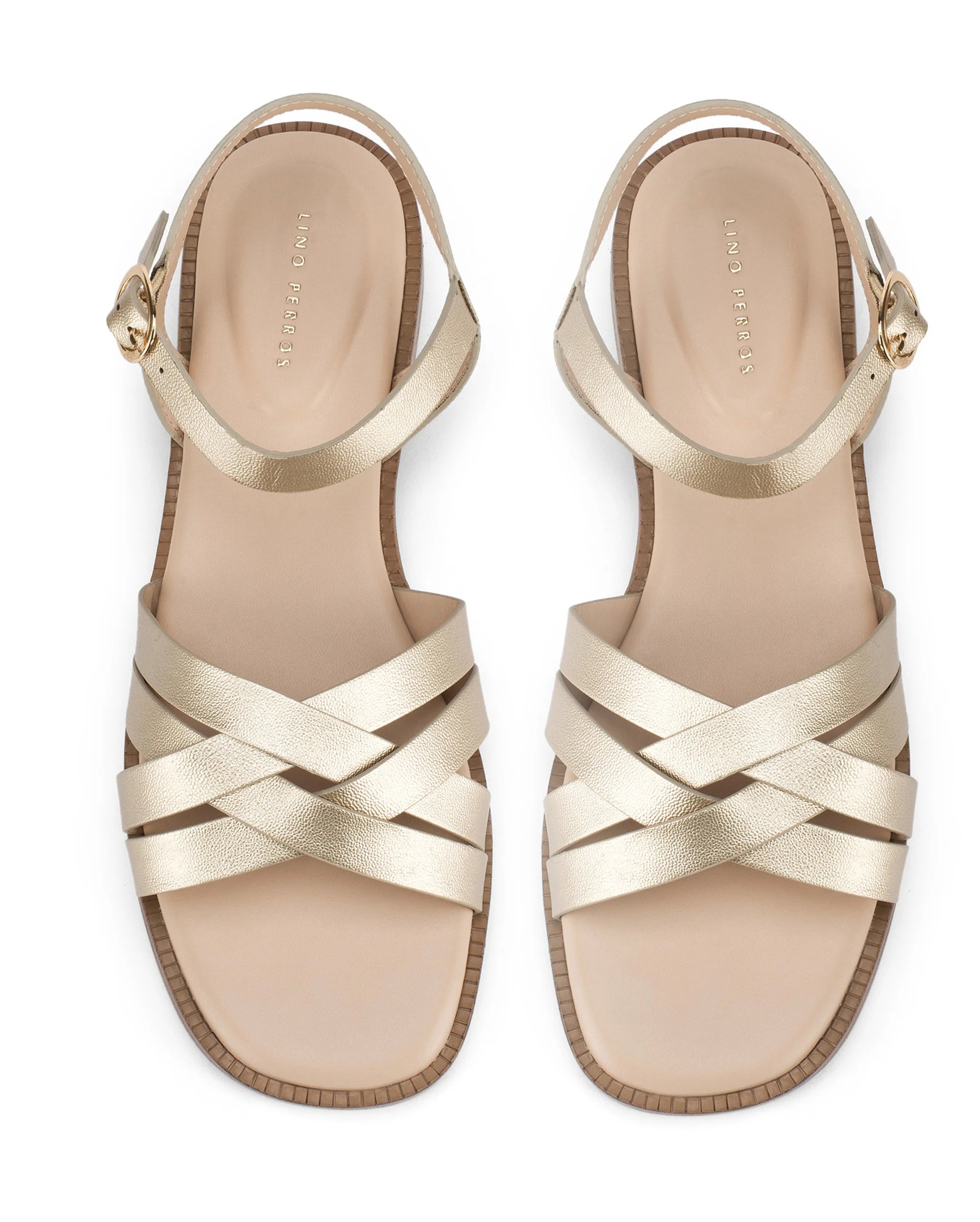 Mary Eli Gold Flats - Lino Perros