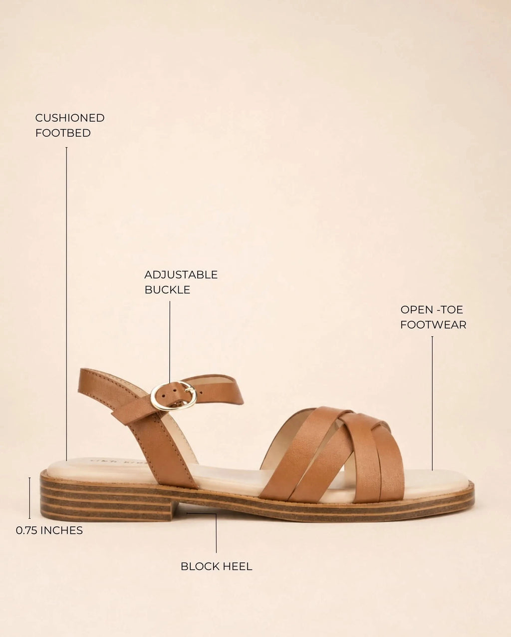 Mary Eli Tan Flats - Lino Perros