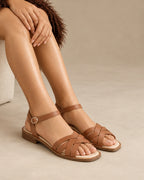 Mary Eli Tan Flats - Lino Perros