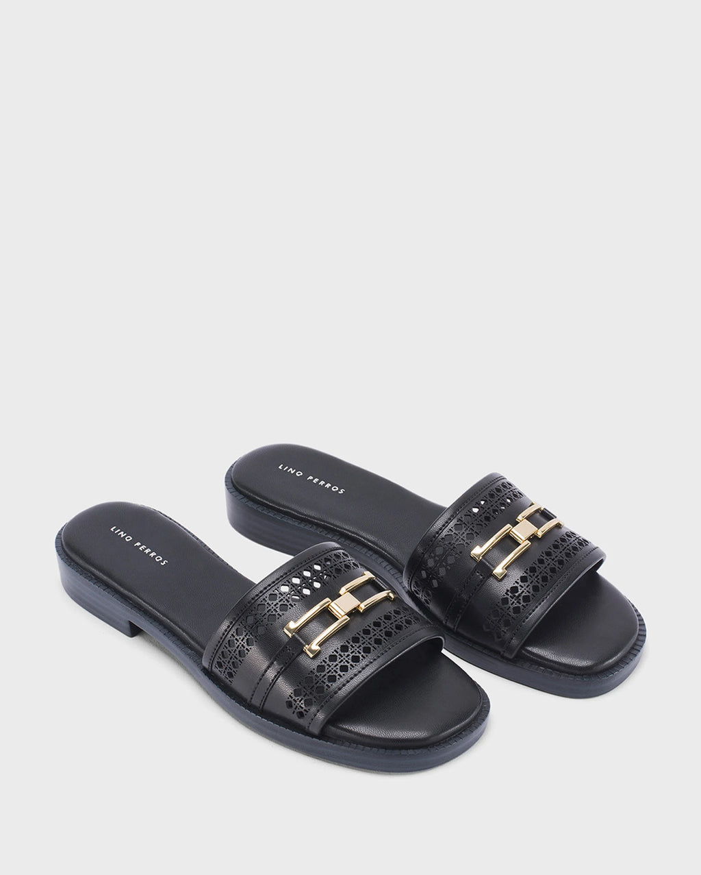 Gabbana Ammy Black Flats - Lino Perros